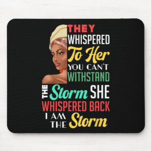 Schwarze Geschichte Monat Frau Girl Storm African Mousepad