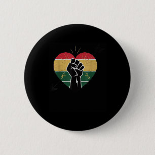 Schwarze Geschichte Monat Herzliche Liebe Valentin Button