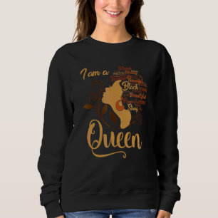 Schwarze Geschichte Monat Ich bin ein amerikanisch Sweatshirt