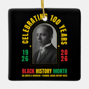SCHWARZE GESCHICHTE MONAT JUBILÄUM 100 Jahre BHM Keramikornament