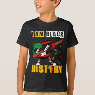 Schwarze Geschichte Monat Kinder Männer Jungs Dabb T-Shirt