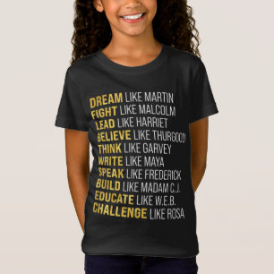 Schwarze Geschichte Monat Kinder stolz Afrikanisch T-Shirt