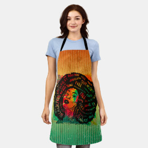 Schwarze Geschichte Monat - Melanin Girl Schürze