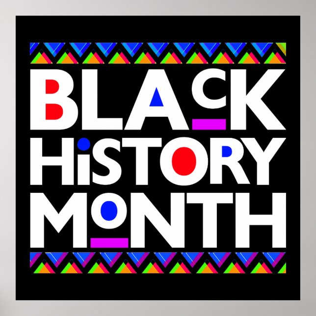 Schwarze Geschichte Monat Melanin Männer Frauen Ki Poster (Vorne)