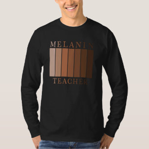 Schwarze Geschichte Monat Melanin Schwarzer Pride  T-Shirt