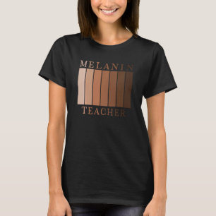 Schwarze Geschichte Monat Melanin Schwarzer Pride  T-Shirt