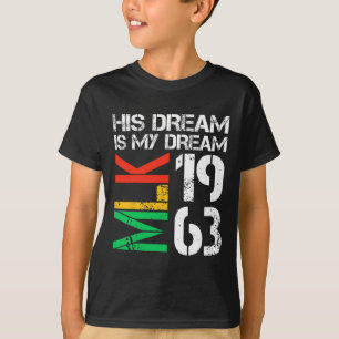 Schwarze Geschichte Monat Pride Mlk 1963 sein Trau T-Shirt