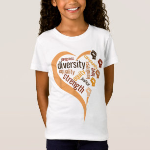 Schwarze Geschichte Monat Rassengerechtigkeit für T-Shirt