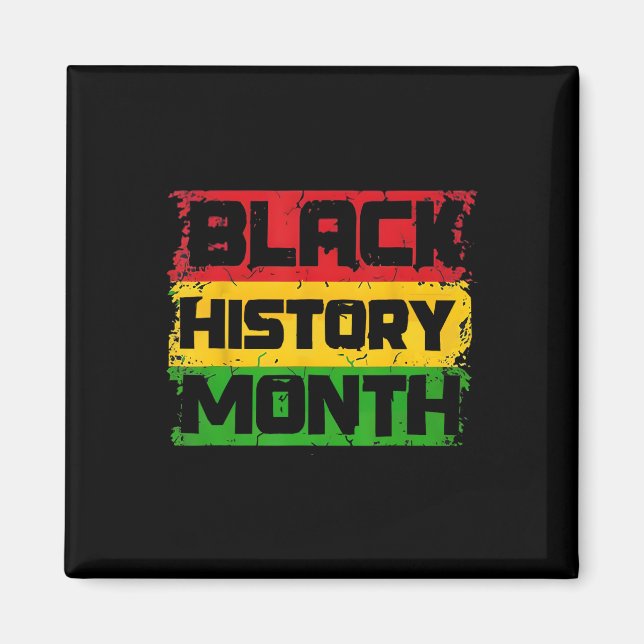 Schwarze Geschichte Monat Stolz ich bin Schwarze G Magnet (Vorne)