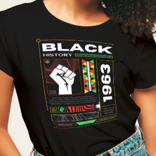 Schwarze Geschichte Monat Streetwear Brutalismus T-Shirt