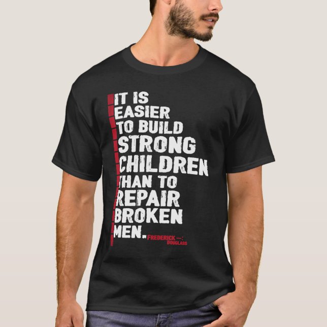 Schwarze Geschichte Monat T-Shirts Frederick Dougl (Vorderseite)