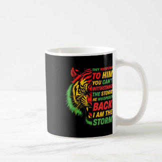 Schwarze Geschichte Monat Tiger Afrikanisch farben Kaffeetasse
