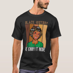Schwarze Geschichte Monat wir tragen sie in afrika T-Shirt