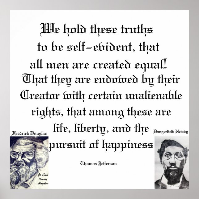 SCHWARZE GESCHICHTE QUOTE POSTER (Vorne)