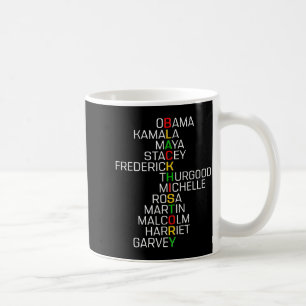 Schwarze Geschichte Schwarze Führer Melanin Afrika Kaffeetasse