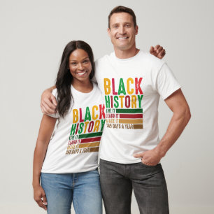 Schwarze Geschichte T-Shirt