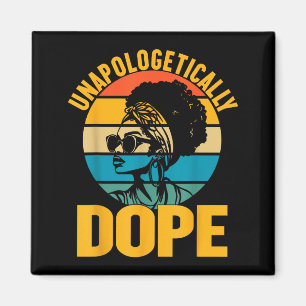 Schwarze Geschichte Unverblümt Afro Melanin Mädche Magnet