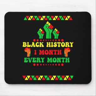 Schwarze Geschichtsmonat Jeden Monat Mousepad