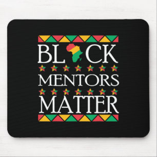 Schwarze Geschichtsmonat Mentoren Problem Afroamer Mousepad