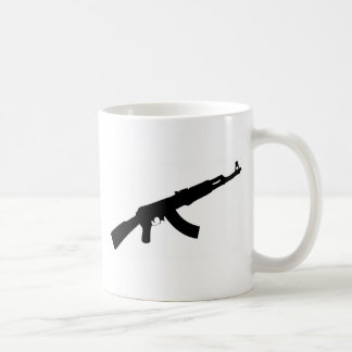 schwarze Gewehr ak 47 Ikone Tasse