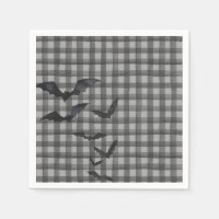 Schwarze Gingham Little Boo Geist Geburtstagsdesse