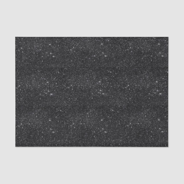Schwarze Glitzern Seidenpapier (Vorderseite)