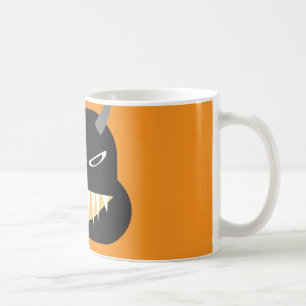 Schwarze Goblin-Tasse Kaffeetasse