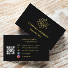 Schwarze Gold-Lotusblumen-Yoga-Lehrerin
