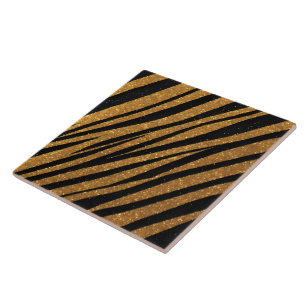 Schwarze Gold Vintage Art Deco Moderne Kollektion Fliese