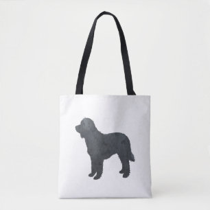 Schwarze Goldendoodle / Labradoodle Artwork
