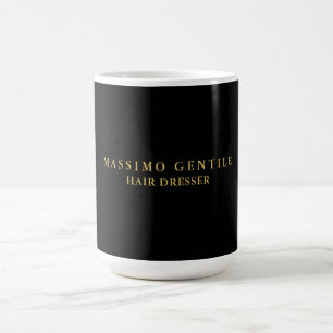 Schwarze Goldfarbe Professionell Trendig Kaffeetasse