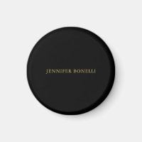 Schwarze Goldfarben Beruflich Trendy Moderne Schli