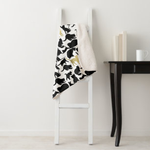 Schwarze Goldkatzen Sherpadecke