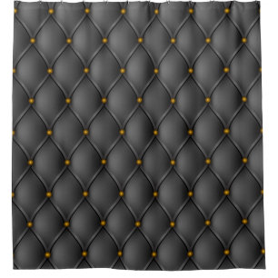 Schwarze gotische elegante duschvorhang