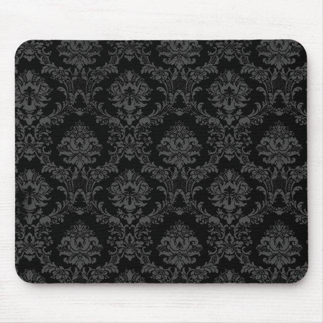 Schwarze gotische Mauspad (Vorne)