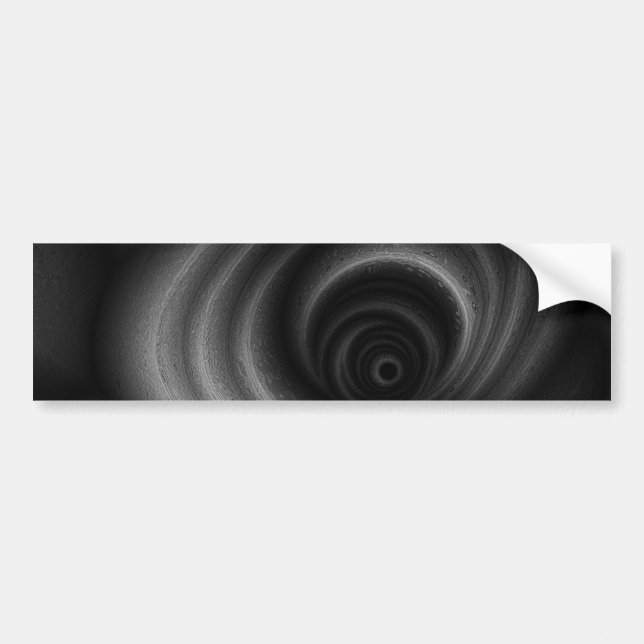 Schwarze Gravitation Autoaufkleber (Vorne)