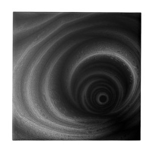 Schwarze Gravitation Fliese