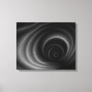 Schwarze Gravitation Leinwanddruck