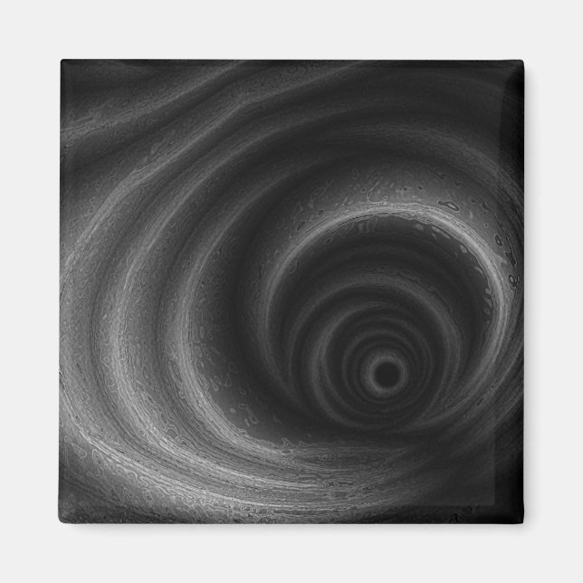 Schwarze Gravitation Magnet (Vorne)