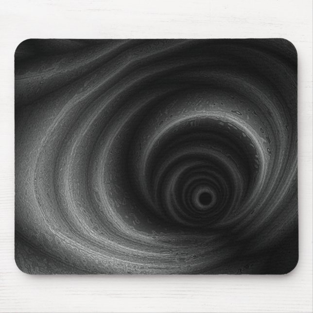 Schwarze Gravitation Mousepad (Vorne)