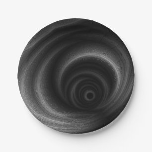 Schwarze Gravitation Pappteller