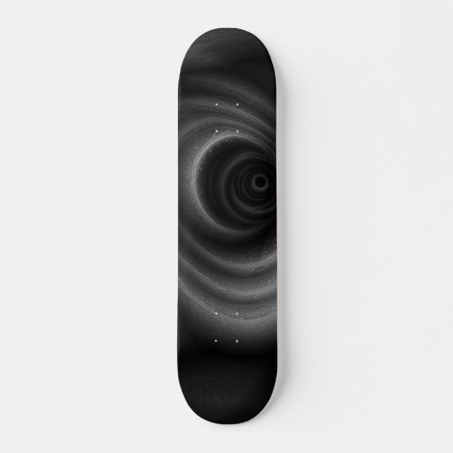 Schwarze Gravitation Skateboard (Vorne)