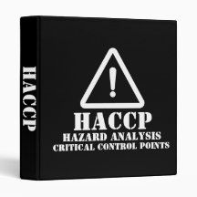 Schwarze HACCP Gefahrenanalyse