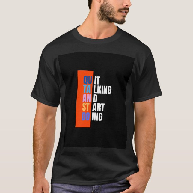 Schwarze Halbarm-Shirts für smarte Leute T-Shirt (Vorderseite)