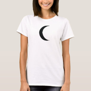 Schwarze Halbmond-Magie-Dunkelmond-Astrologie T-Shirt