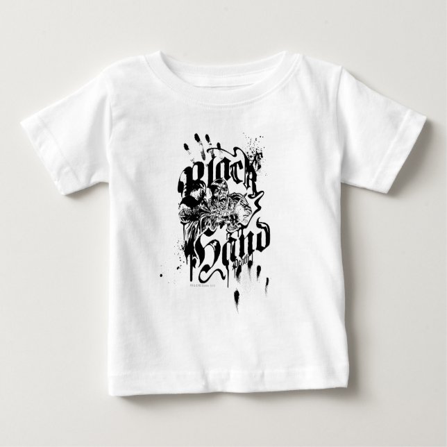 Schwarze Hand - Collage Baby T-shirt (Vorderseite)