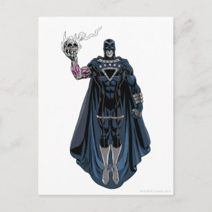 Schwarze Hand mit Schädel 1 Postkarte