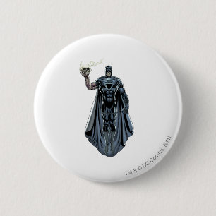 Schwarze Hand mit Schädel 2 Button