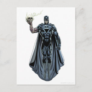 Schwarze Hand mit Schädel 2 Postkarte