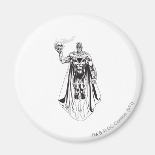 Schwarze Hand mit Schädel 3 Magnet